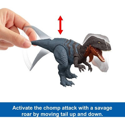 Jurassic World Rebirth Wild Roar Abelisaurus Dinosaur Toy
