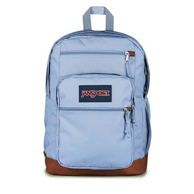JanSport Cool Student 17" Backpack Fits 15" Laptop Synthetic Leather Bottom - Light Blue