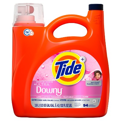 Tide Liquid HE Laundry Detergent - Downy April Fresh - 132oz