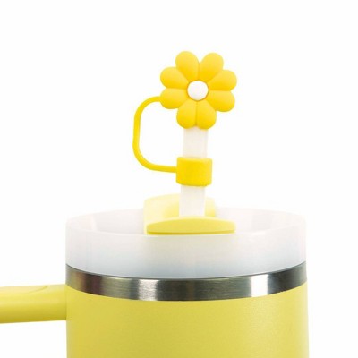 CharCharms 4pk Flowers Straw Toppers