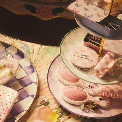 Goody x MacKenzie Childs Mirror Compact - Pink