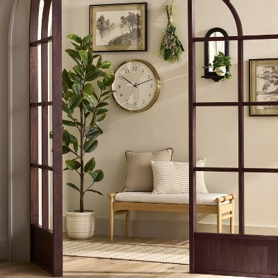 72" Faux Potted Rubber Tree - Hearth & Hand with Magnolia (LOCAL PICKUP ONLY)