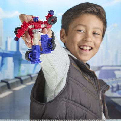 Transformers CYBERWORLD Optimus Prime Cyber Changers