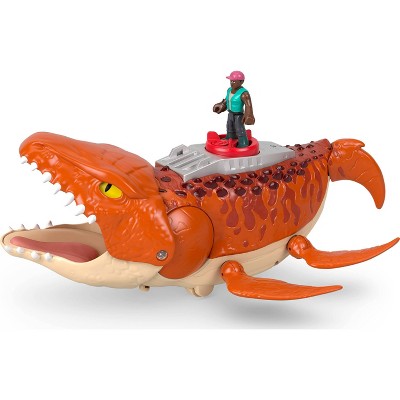 Fisher-Price Imaginext Jurassic World Rebirth Aqua Chomp Chase Mosasaurus