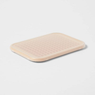 Silicone Crushed Ice Tray with Lid Mustard Yellow - Room Essentials
