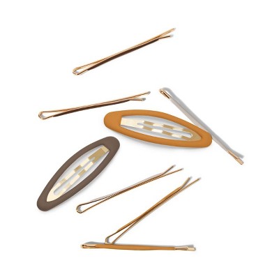 Kitsch-Mass Cloud Bobby Pins with Snap Clips Set - Sedona - 8ct