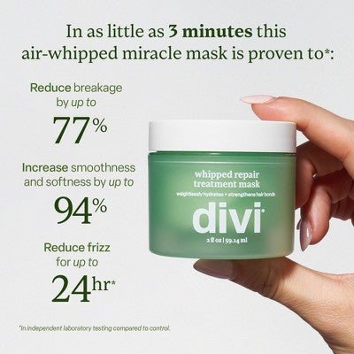 Divi Mini Whipped Mask - 2 fl oz - Ulta Beauty: Moisturizing, Strengthening, Softening Hair Treatment