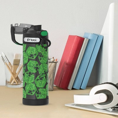 Thermos 16 fl oz FUNtainer Bottle - Minecraft