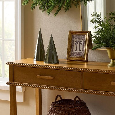 8"x10" Block Print Bow Framed Wall Art - Threshold designed with Studio McGee