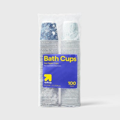 Paper Bath Disposable Cups - 3oz/100ct - up&up