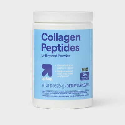 Collagen Powder - Unflavored - 10oz - up&up: 1 Package, Powder Form, 18g Protein Per Serving