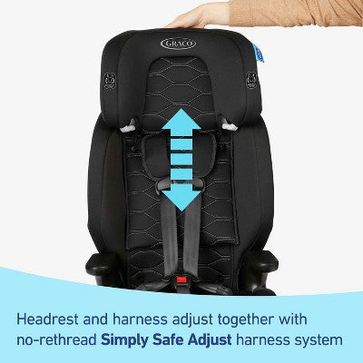 Graco Nautilus 2.0 LX 3-in-1 Harness Booster Car Seat - Hex (LOCAL PICKUP ONLY)