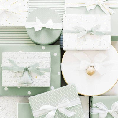 Small Round Box White Dot on Mint - Sugar Paper + Target