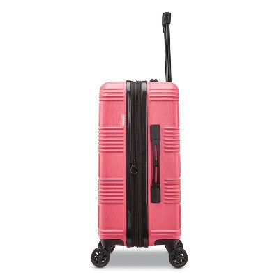 American Tourister NXT Hardside Large Checked Spinner Suitcase - Flamingo Pink (LOCAL PICKUP ONLY)