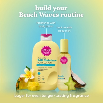 eos Shea Better 24H Moisture Body Lotion - Beach Waves - 16 fl oz