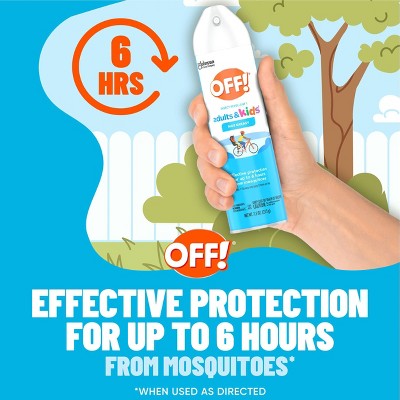 OFF! Adults and Kids' Insect Repellent Aerosol Picaridin Bug Spray - 7.5oz
