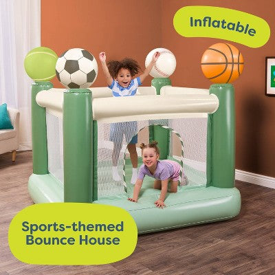 B. toys Game Day Bounce House - 6 foot Inflatable Sports Bouncy Castle for Kids (LOCAL PICKUP ONLY)