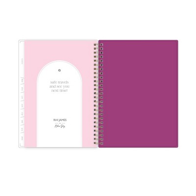Rhi James for Blue Sky Weekly/Monthly Planner Notes (15 Month) Wirebound 5.875"x8.625" Printed - Floral Brushstroke