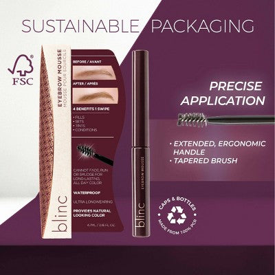 Blinc Eyebrow Mousse - Medium Blonde - 0.158 fl oz