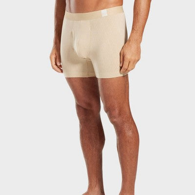 Pair of Thieves Men's 3pk SuperiAir Boxer Briefs - Brown XL: Tagless, Flat Seams, Knit Fabric