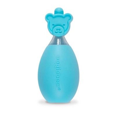 oogiebear Bulb Aspirator Handheld Baby Nose Cleaner for Newborns, Infants, and Toddlers - Blue: Manual Nasal Aspirator
