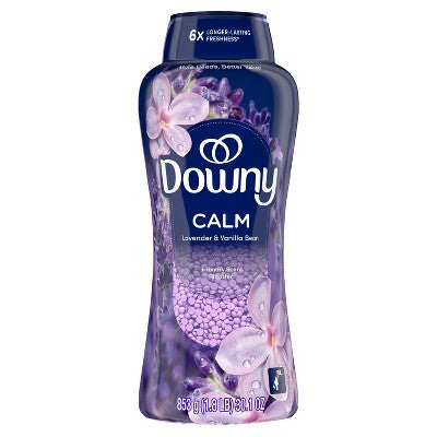 Downy Calm Lavender & Vanilla Bean In-Wash Booster Laundry Additive Beads - 30.1oz