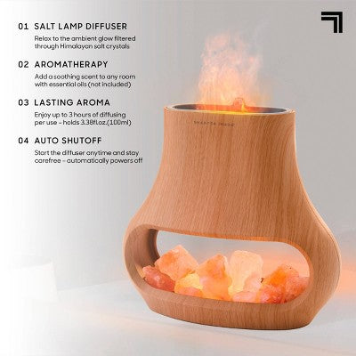 Sharper Image Salt Lamp Diffuser