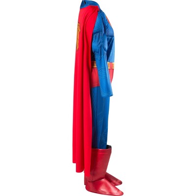 DC Comics Kids' Superman Halloween Light-Up Costume Jumpsuit L