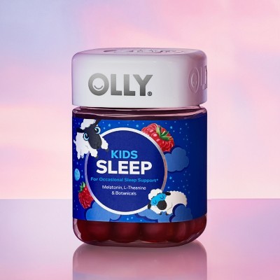 OLLY Kids' Sleep Gummies with .5mg Melatonin - Raspberry - 50ct