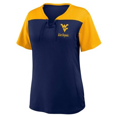 NCAA West Virginia Mountaineers Women's Fashion Jersey - L