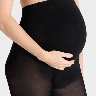 Opaque Maternity Tights - Isabel Maternity by Ingrid & Isabel Black S/M
