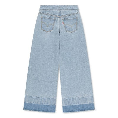 Levi's Girls' Braided High-Rise Baggy Jeans - Light Wash 14