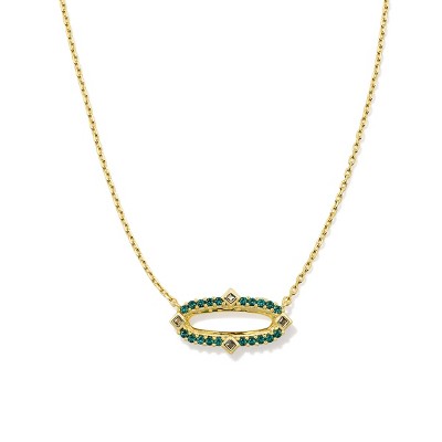 Kendra Scott Kadyn Pendant Necklace - Green Mix