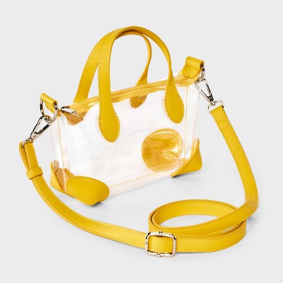 Game Day Clear Pouchette Crossbody Bag - Wild Fable Yellow