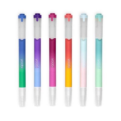 Yoobi Evolve Color Changing Markers 6pk - Soft Aura, Recycled Plastic Barrels