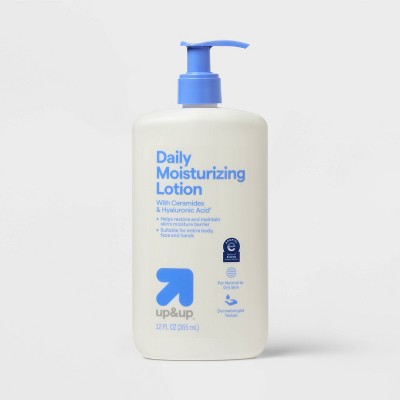 Daily Moisturizing Lotion for Normal to Dry Skin Unscented - 12 fl oz - up&up