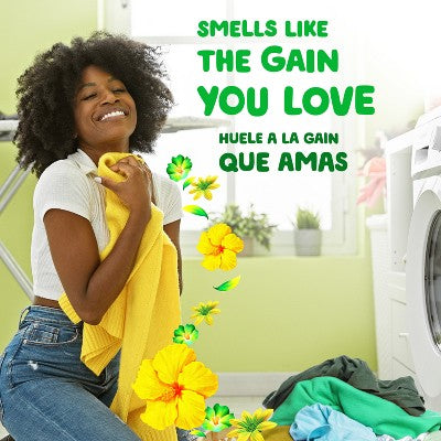 Gain Original HE Concentrated Laundry Detergent Powder 167 Loads - 154oz: Paraben-Free, Bleach-Free, Phosphate-Free