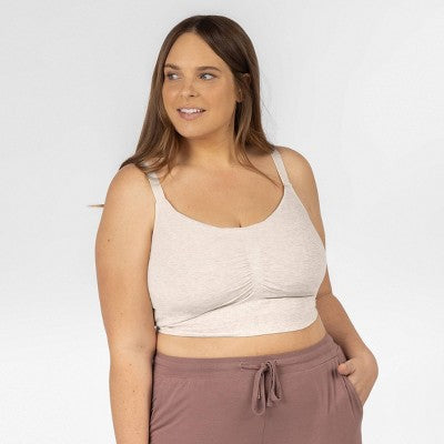 Kindred Viscose  Bamboo Hands Pumping Lounge & Sleep Bra  L Busty