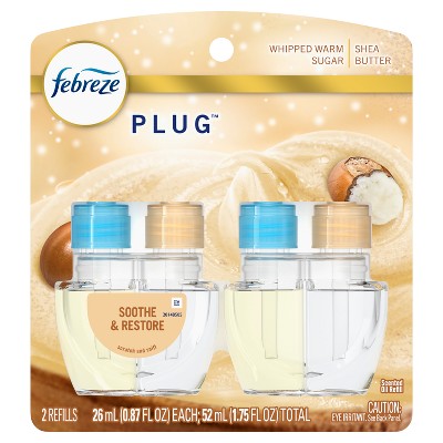 Febreze Plug Dual Refill Air Freshener - Soothe & Restore - 1.75 fl oz/2ct