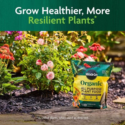 Miracle-Gro Organics Plant Food Granules Fertilizer 3lbs
