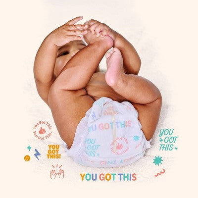 Happy Hues Cuddlers Disposable Diapers - Size 1 - 120ct