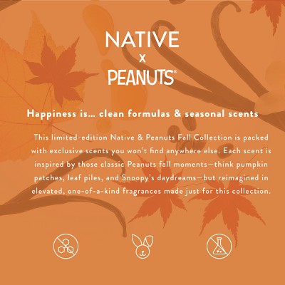 Native Peanuts Limited Edition Body Wash - Maple Latte - 18 fl oz