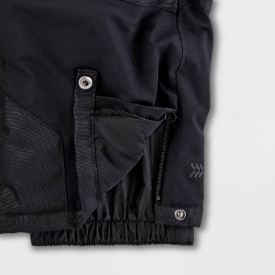 Kids' Solid Snow Bib - All In Motion Black M