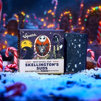 DR. SQUATCH Men's All Natural Bar Soap - Skellington Suds - 5oz