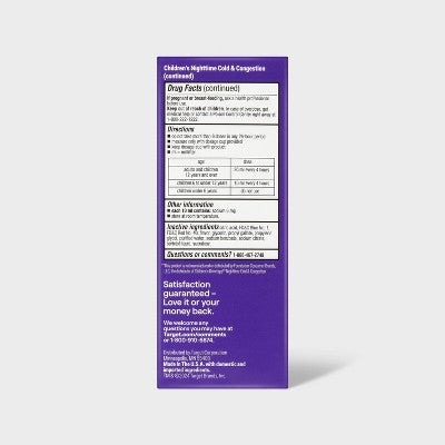 Children's Multi-Symptom Day & Night Cold Relief Liquid - Grape - 2pk/4 fl oz - up&up