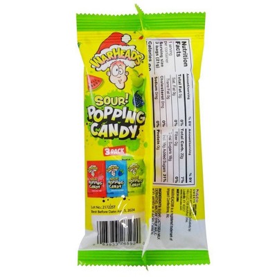 Warheads Sour Popping Candy - 0.74oz