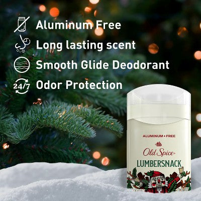 Old Spice Lumbersnack Deodorant - Fresh Pine Scent - 3oz