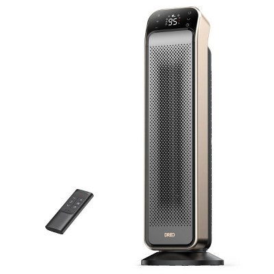 DREO 1500W Solaris Max 25" Ceramic Space Heater Oscillating Fast Heat and Ultra-Quiet ECO Mode Remote (LOCAL PICKUP ONLY)