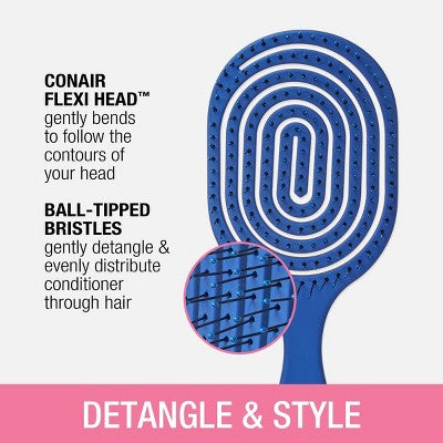 Conair Detangle Delight Circle Flexi-Head Vent Hair Brush