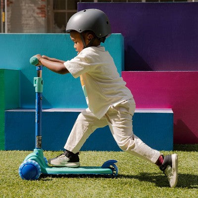 Jetson Gem Learn & Grow Kick 3-Wheel Kick Scooter - Blue/Green